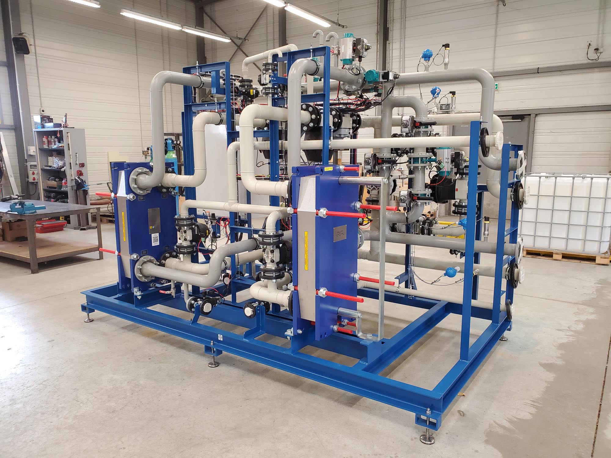 Skid thermique de récupération de chaleur